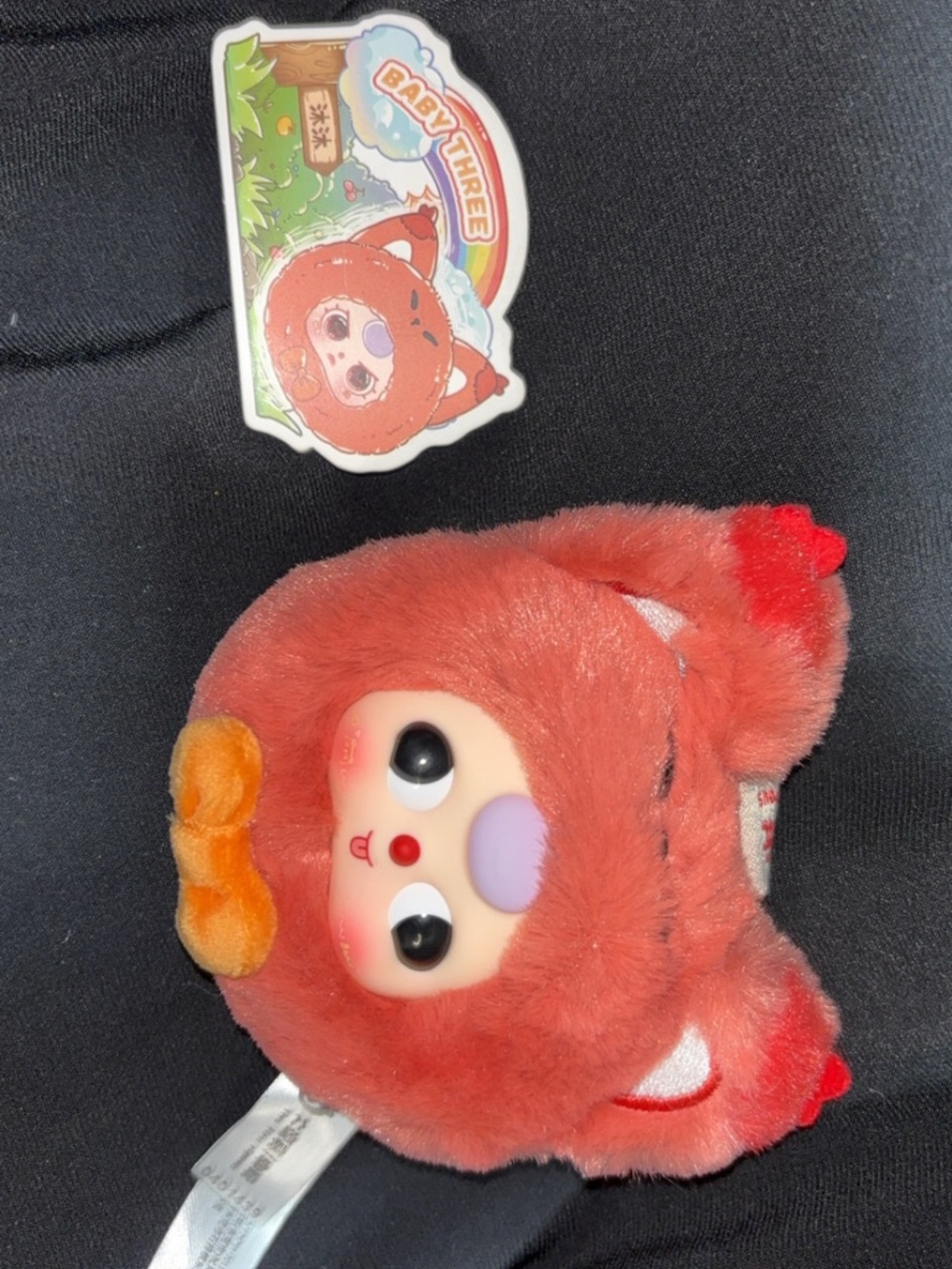 Red Plush BB3 Character Toy - Soft Kids Stuffed Animal